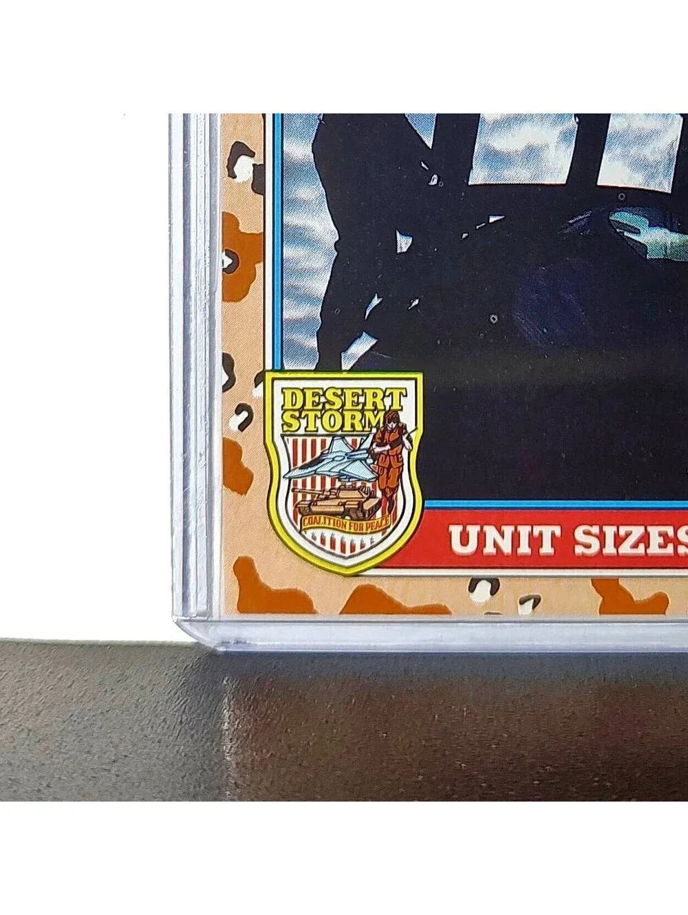 Unit Sizes – B 1991 Topps Desert Storm #142 Card